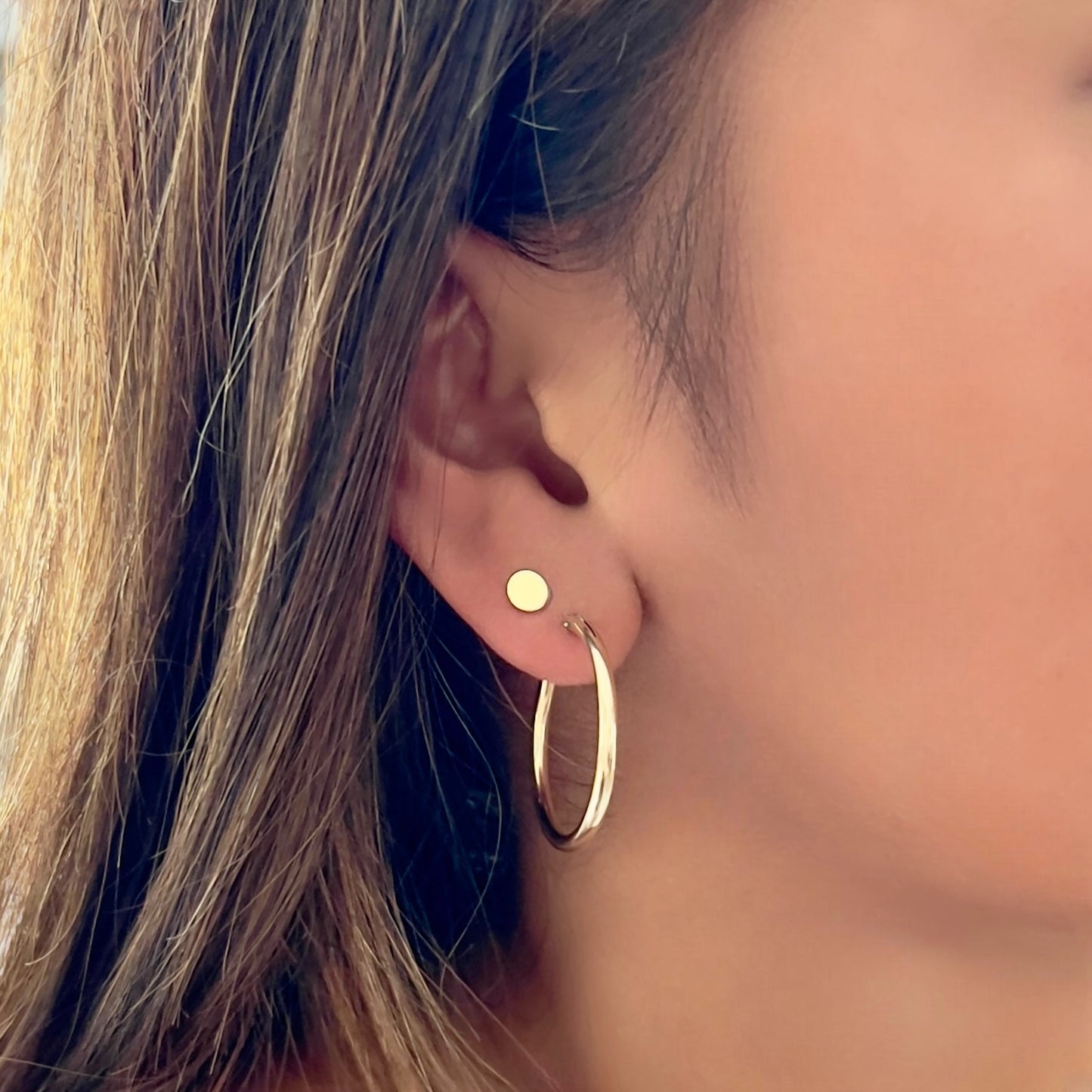 14K Gold-Filled Classic Hoops