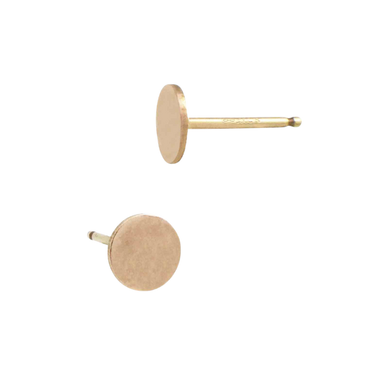 Gold-Filled Circle Studs