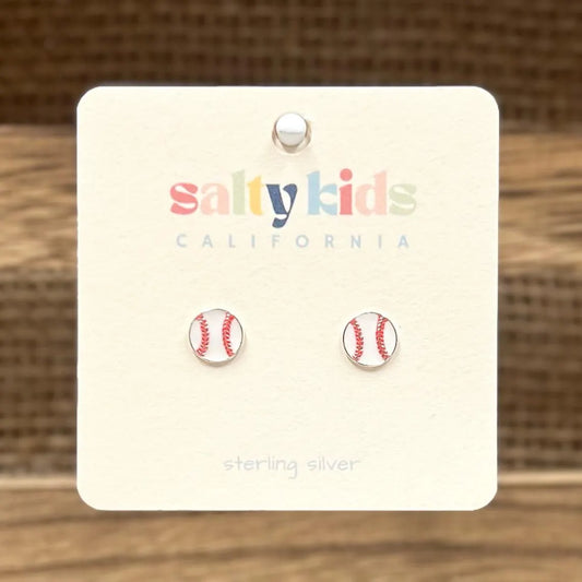 Baseball Earrings