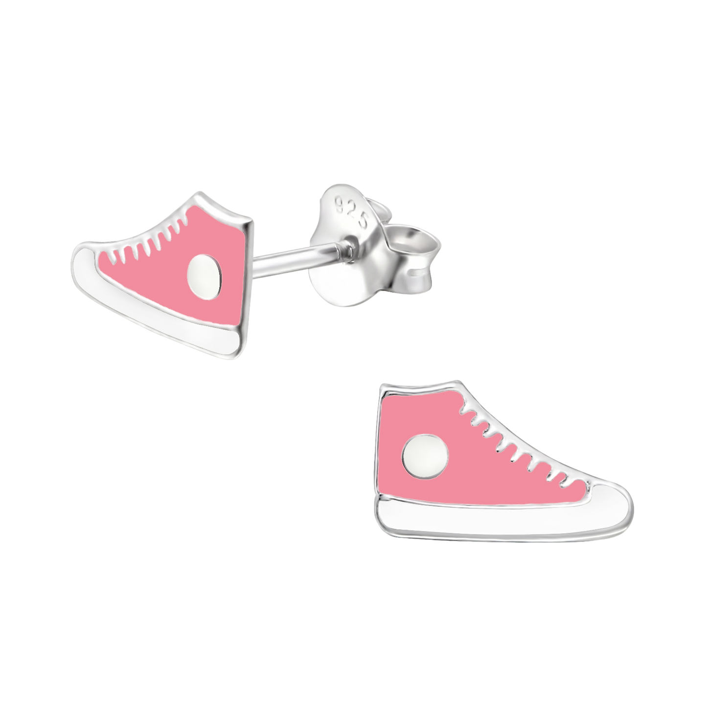 Pink Sneakers Stud Earrings
