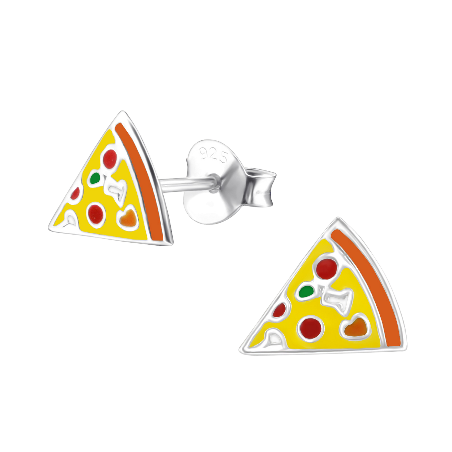 Pizza Stud Earrings