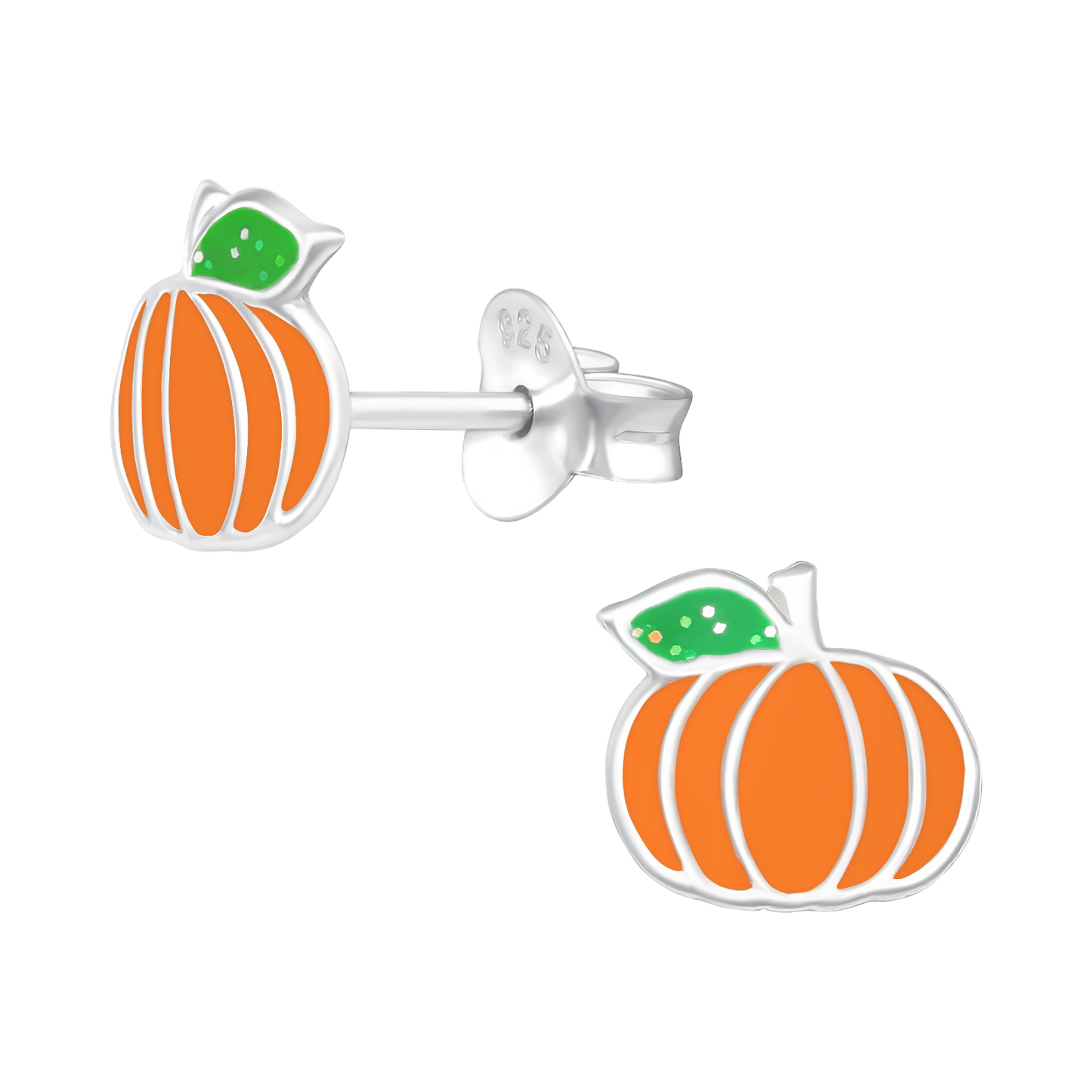 Pumpkin Stud Earrings