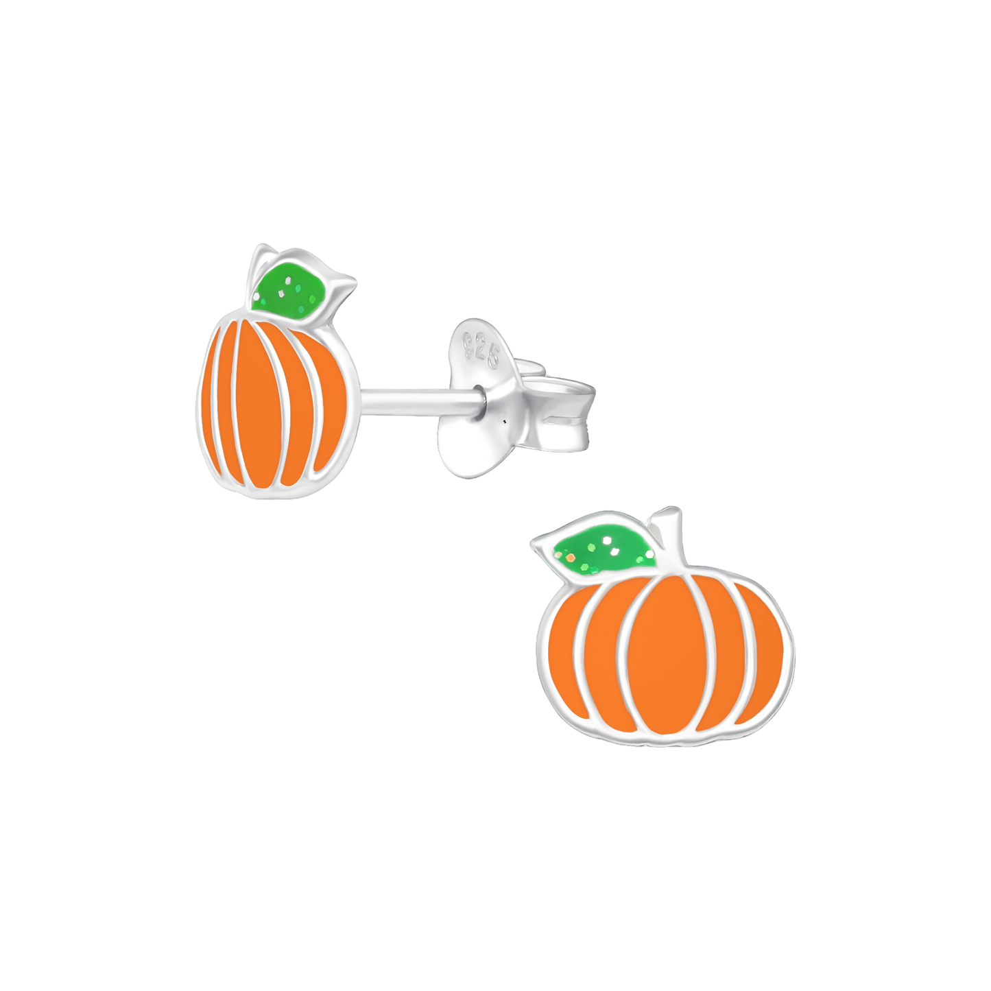 Pumpkin Stud Earrings