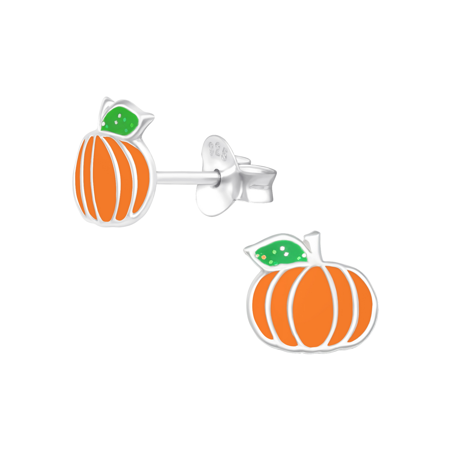 Pumpkin Stud Earrings