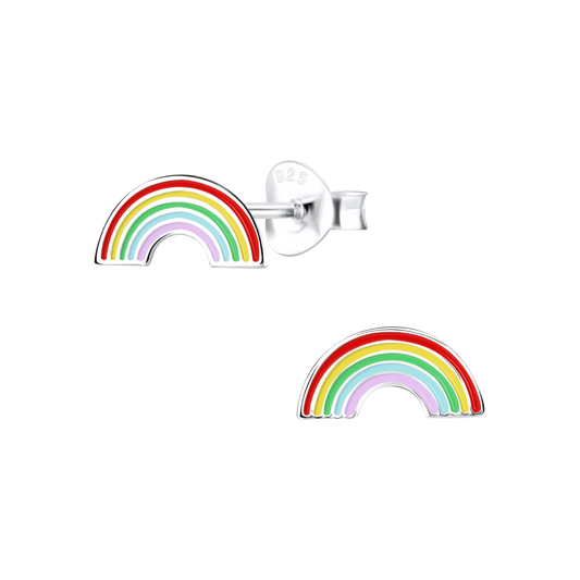 Rainbow Stud Earrings