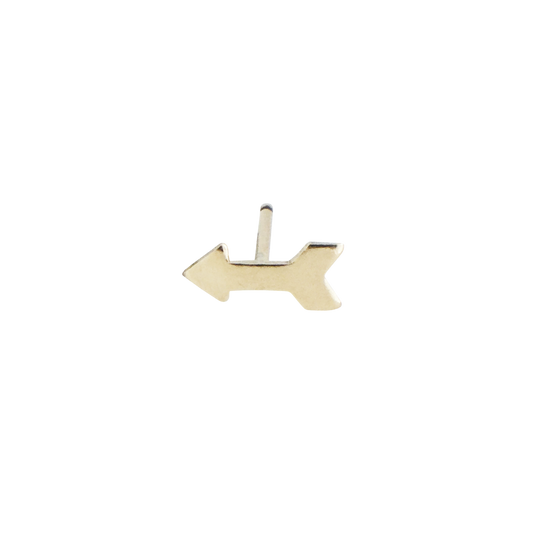 Tiny Gold-Filled Arrow Studs