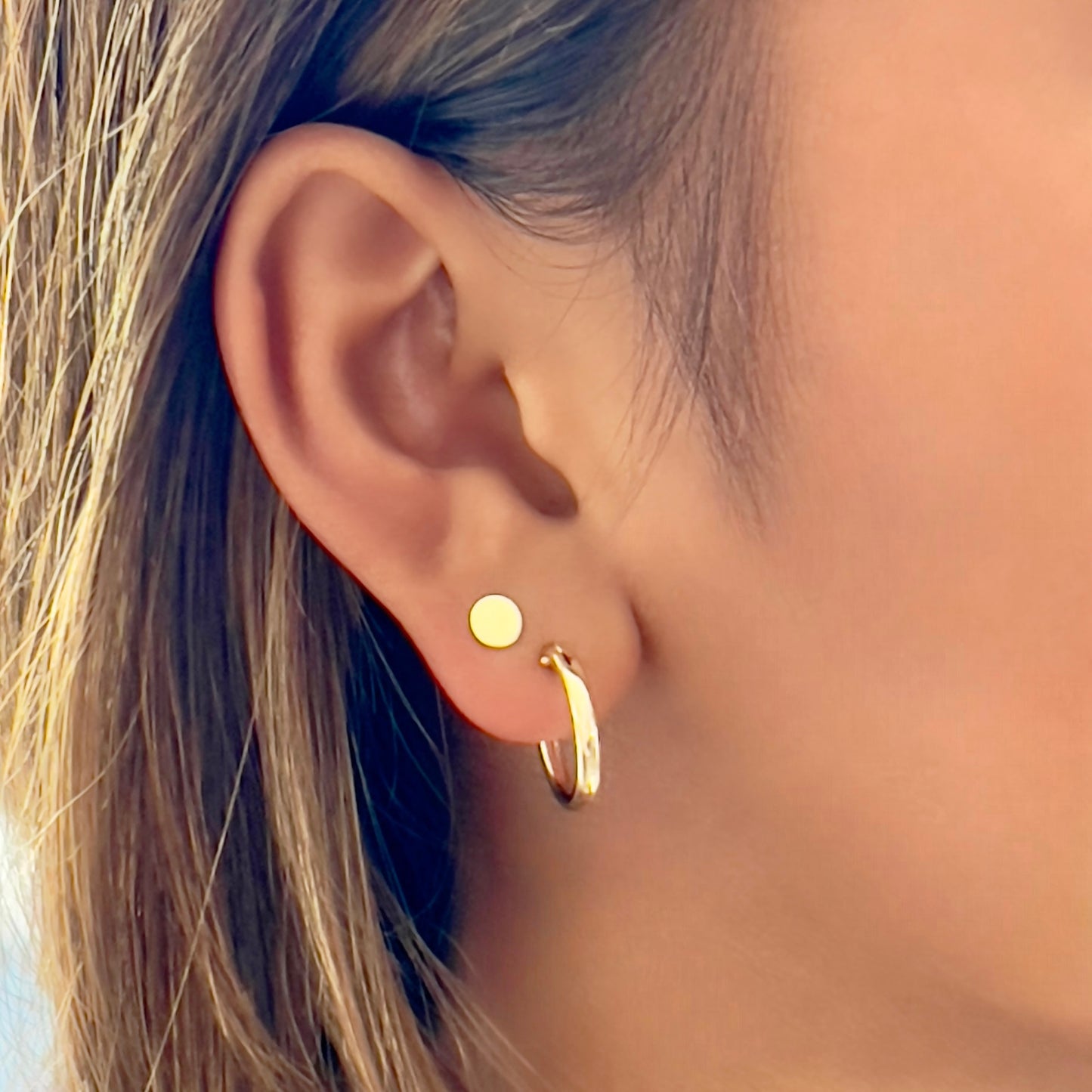 14K Gold-Filled Classic Hoops