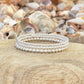 3MM Silver Bead Bracelet