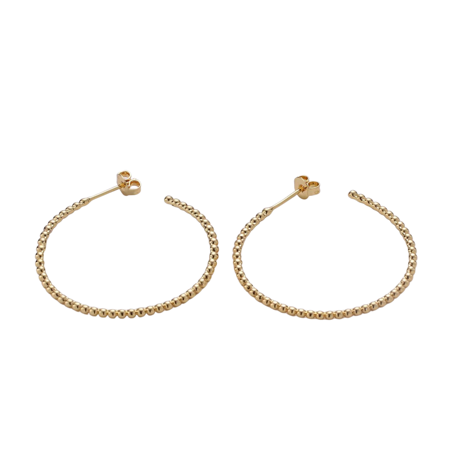 Olivia Beaded Hoops