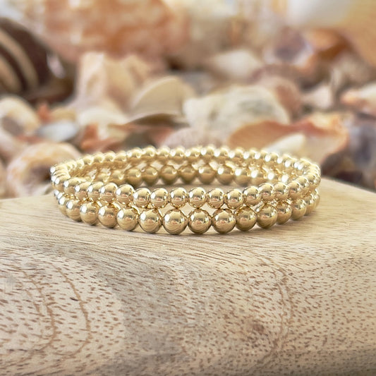 54 Gold Bracelet Stack