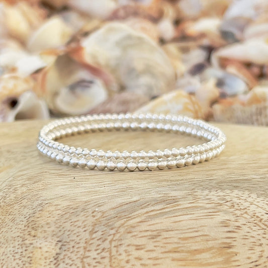 32 Silver Bracelet Stack