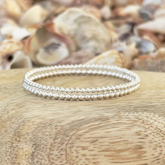 32 Silver Bracelet Stack