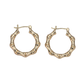 Gretta Bamboo Hoops - Check