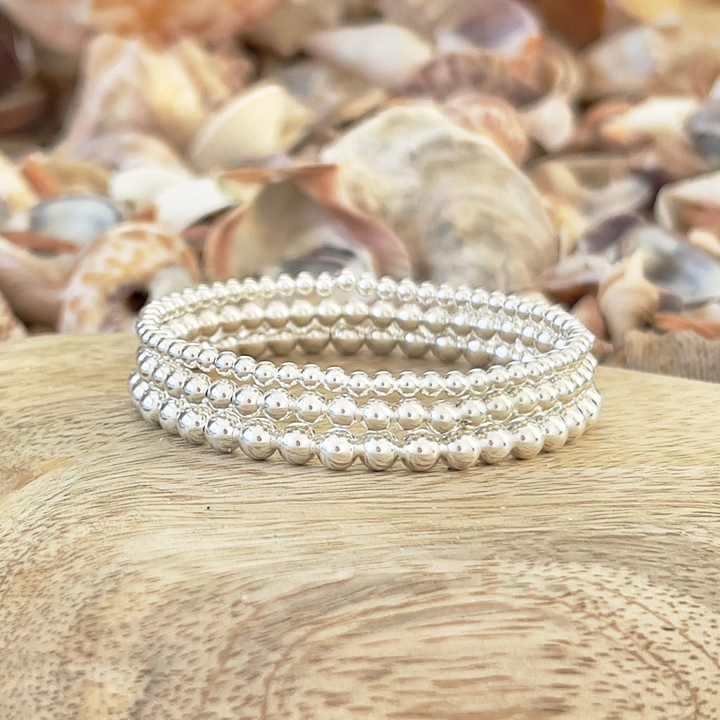 543 Silver Bracelet Stack