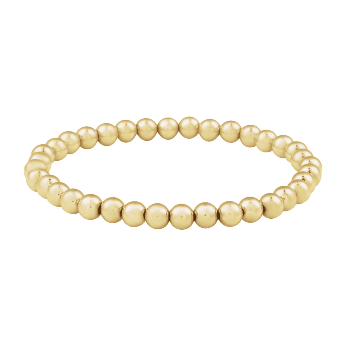 5MM Gold Bead Bracelet