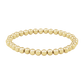 5MM Gold Bead Bracelet