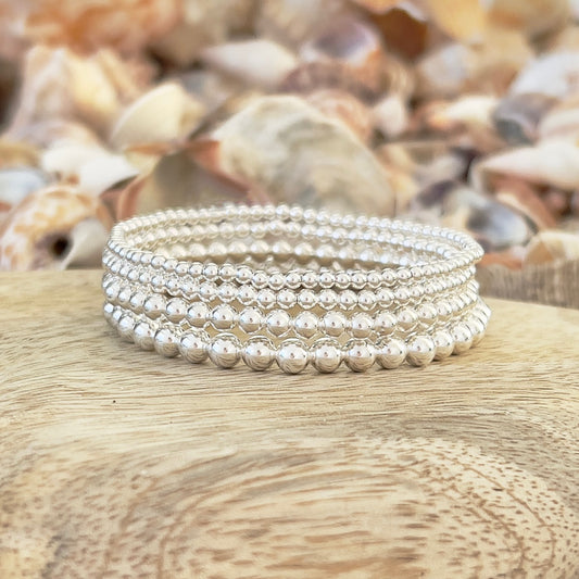 5432 Silver Bracelet Stack