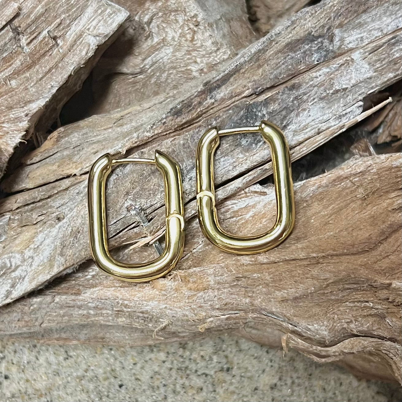 Stella Oblong Hoops