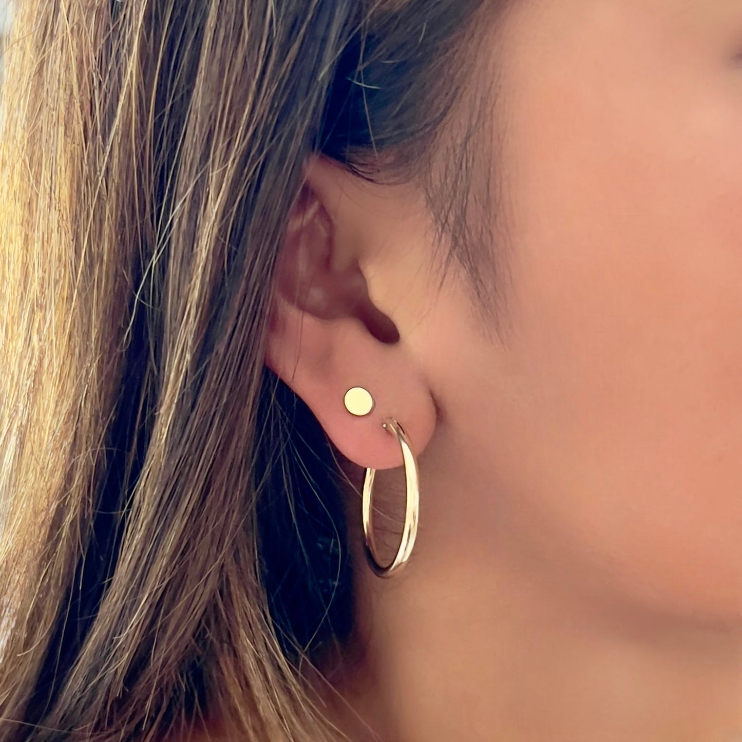 14K Gold-Filled Classic Hoops