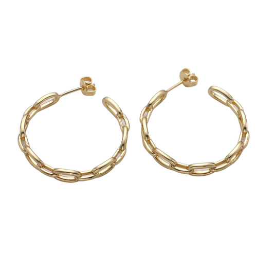 Zuri Chain Link Hoops