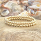 5MM Gold Bead Bracelet