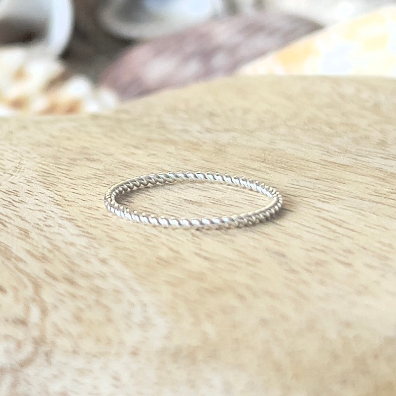 Twisted Stacking Ring