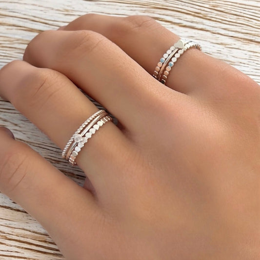 Silver Solitaire Stack