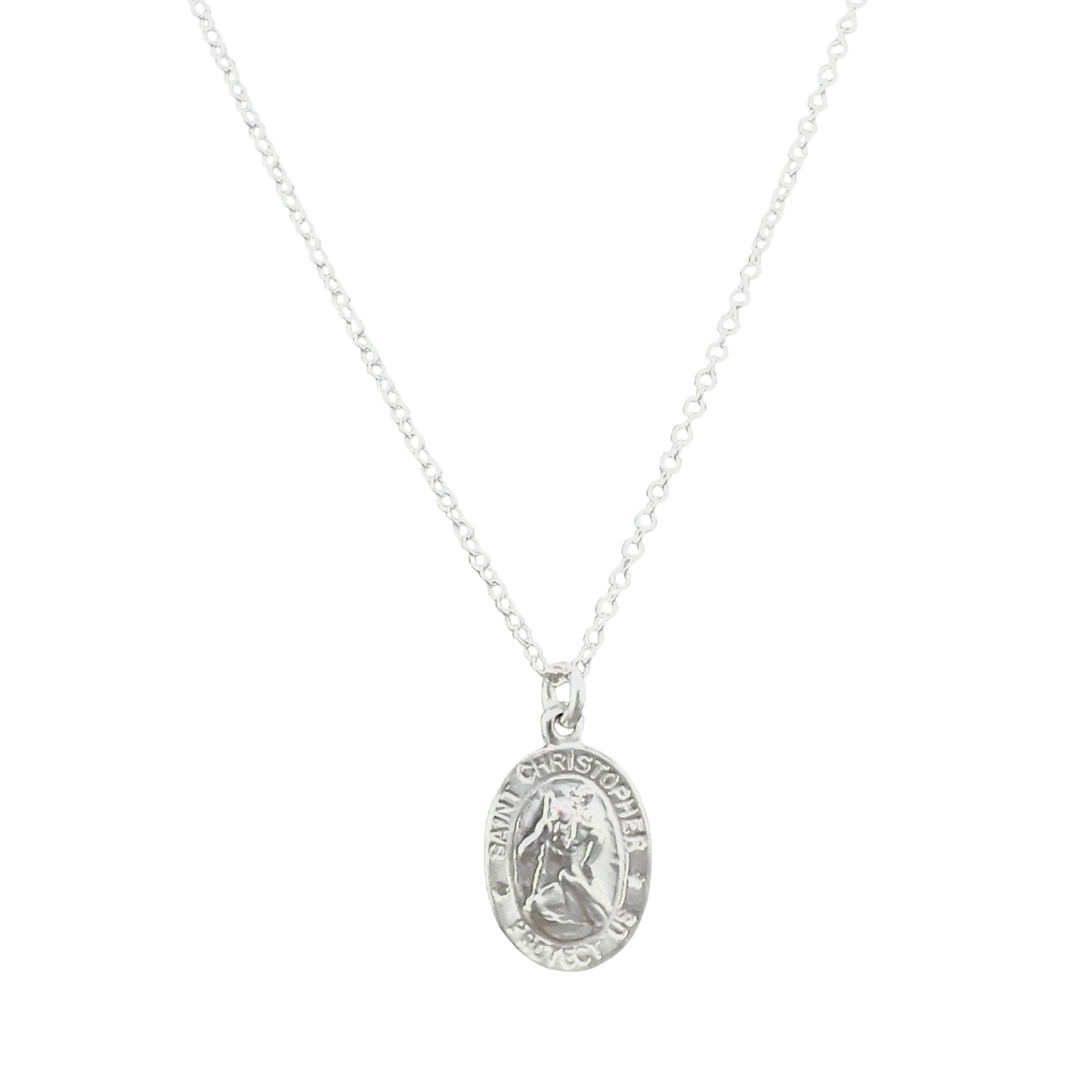 Mini Saint Christopher Necklace