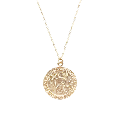 Saint Christopher Medallion Necklace