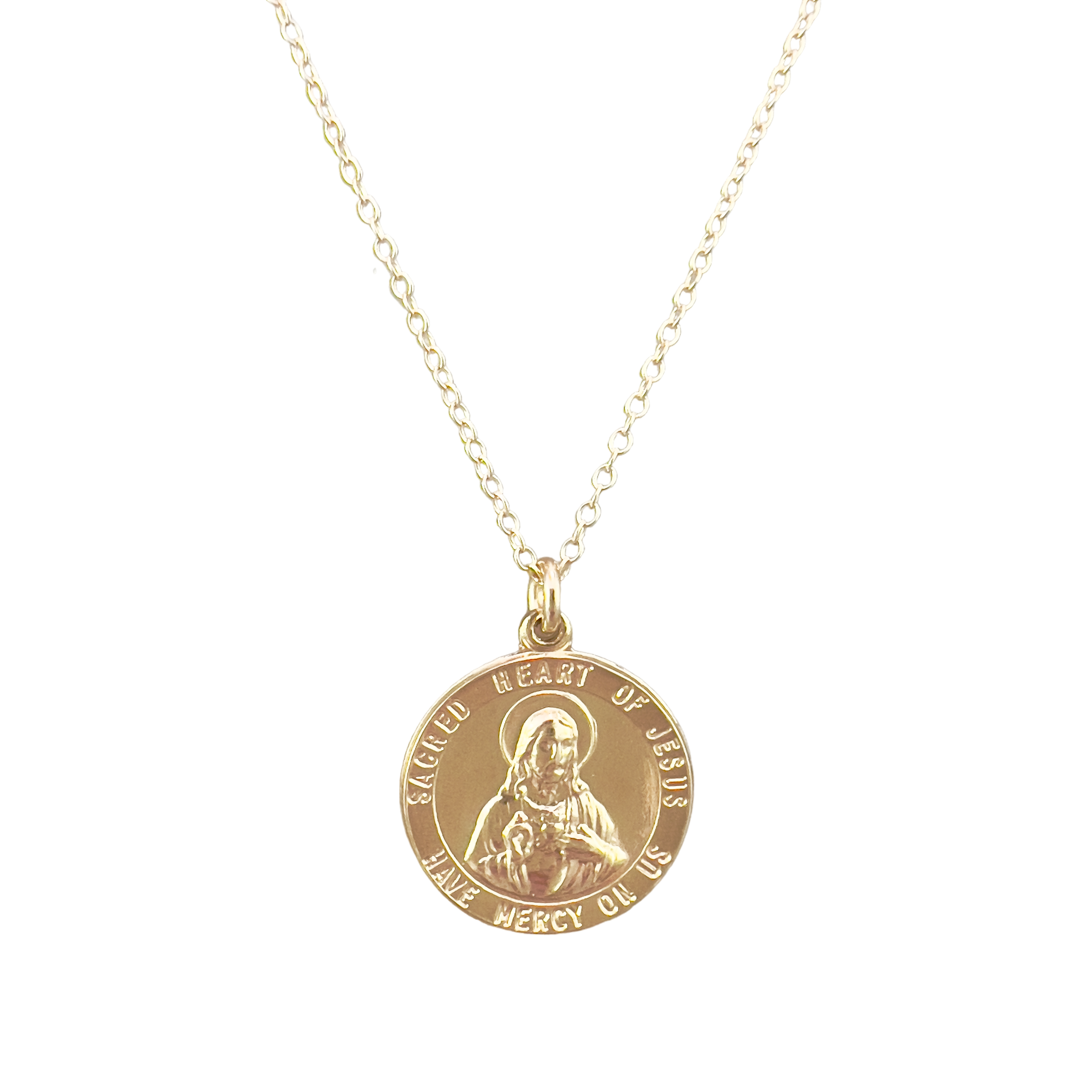 Sacred Heart of Jesus Necklace – SALTY THREADS CA