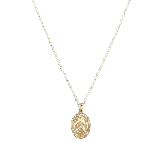 Mini Saint Christopher Necklace