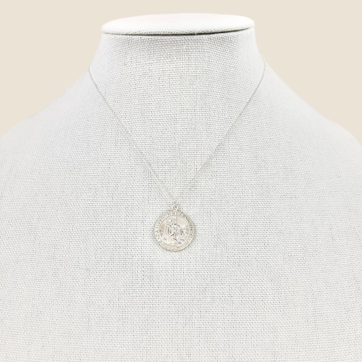 Saint Christopher Medallion Necklace