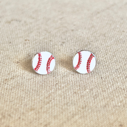 Baseball Earrings