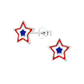 USA Star Earrings