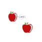 Apple Earrings