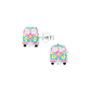 VW Beach Bus Earrings