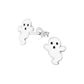 Halloween White Ghost Earrings
