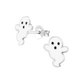 Halloween White Ghost Earrings