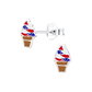 USA Ice Cream Earrings