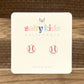 Baseball Earrings