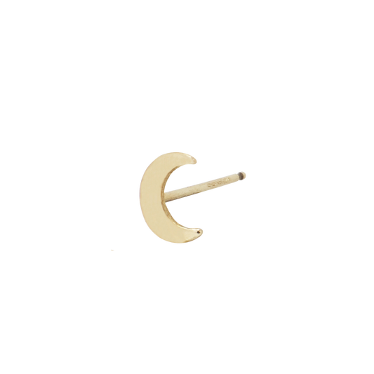 Gold-Filled Moon Studs