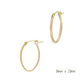 14K Gold-Filled Oval Hoops