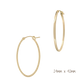 14K Gold-Filled Oval Hoops