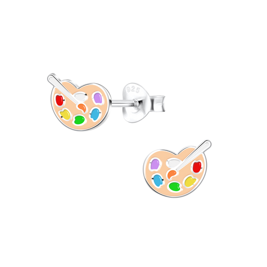 Artist Paint Palette Earrings