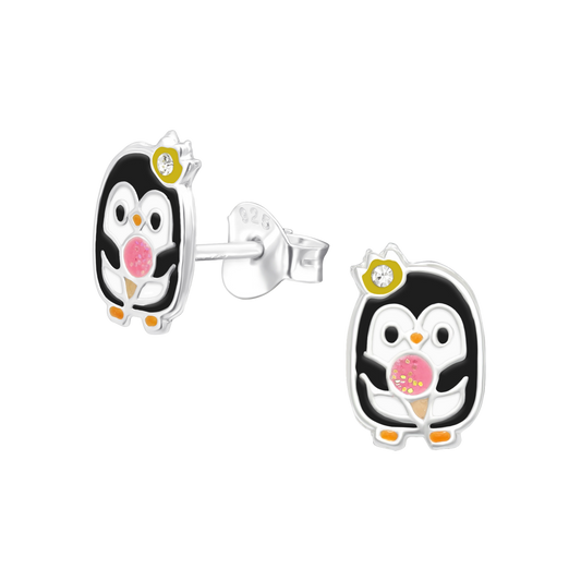 Penguin Stud Earrings