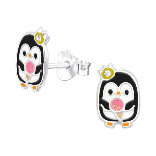 Penguin Stud Earrings