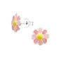 Pink Daisy Earrings