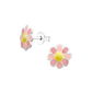 Pink Daisy Earrings