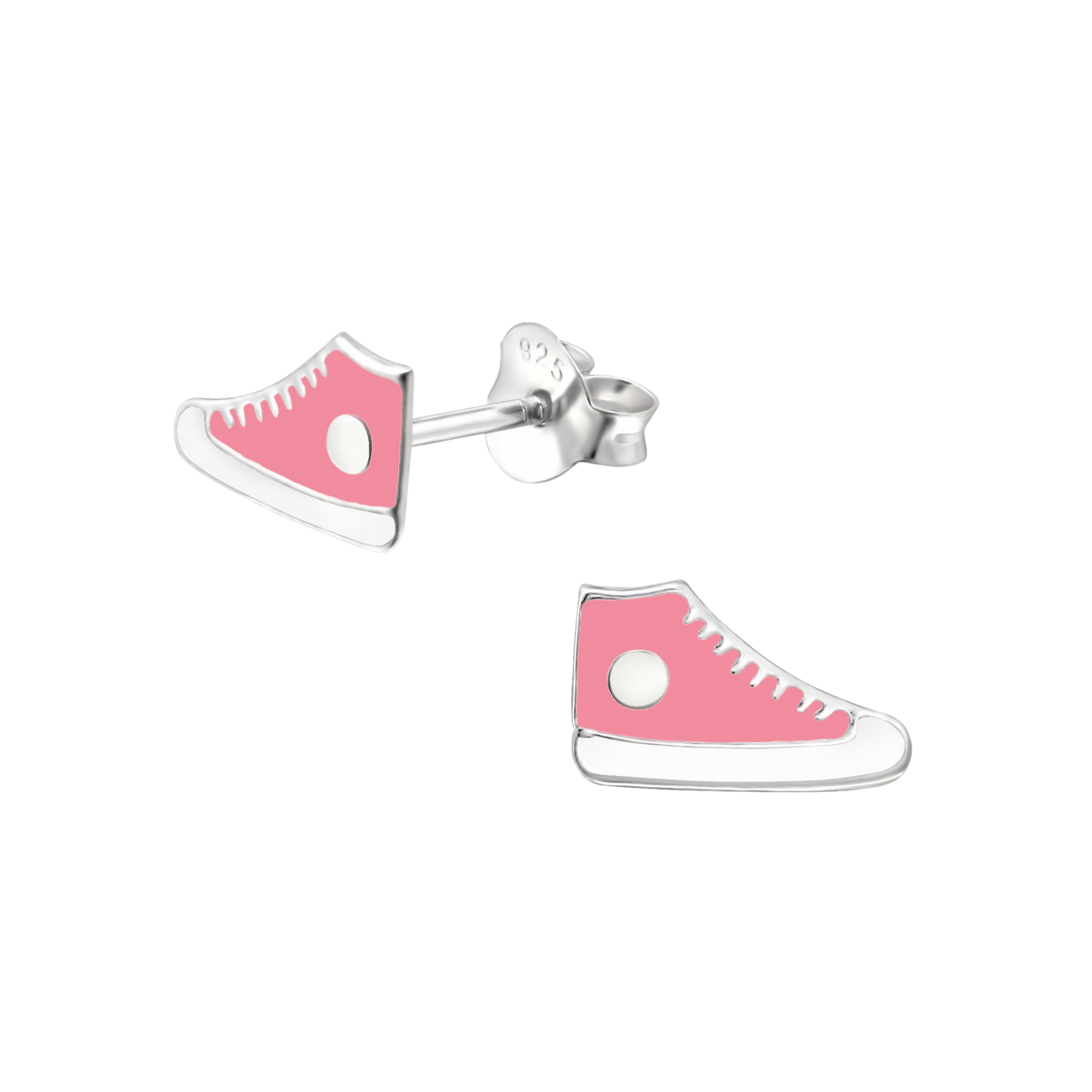 Pink Sneakers Stud Earrings