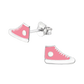 Pink Sneakers Stud Earrings